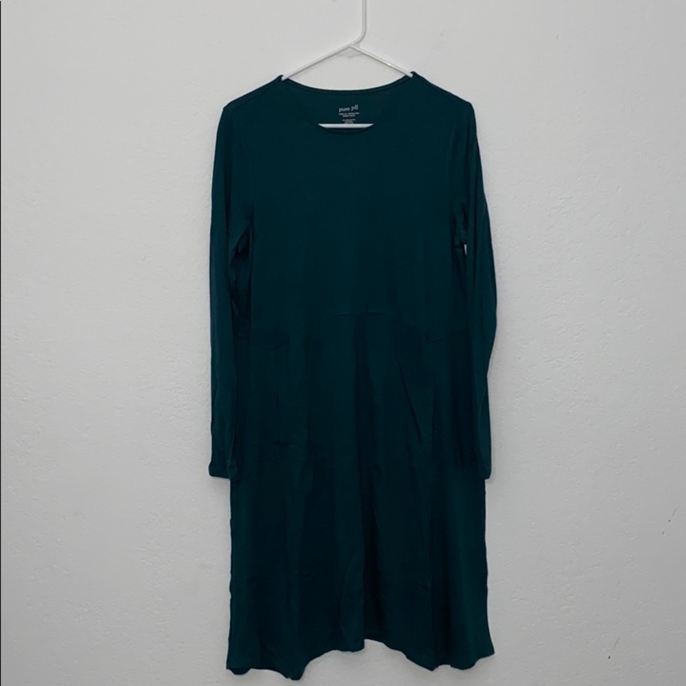 J.Jill Pure Jill Dipped-Hem Swing Dress